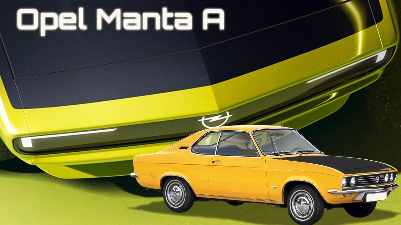 Opel Manta A &ndash; легенда 70-х, которая  олицетворяет будущие электрокары компании