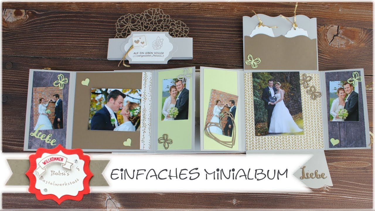 Schnelles, einfaches Minialbum mit Produkten von Stampin´Up! - Step by Step Anleitung