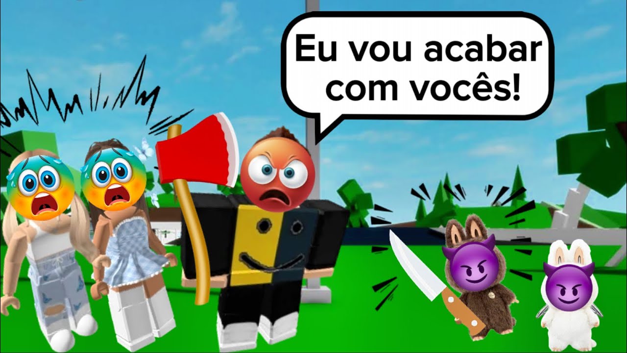 O LABUBU MALVADO atacou a cidade - História Roblox