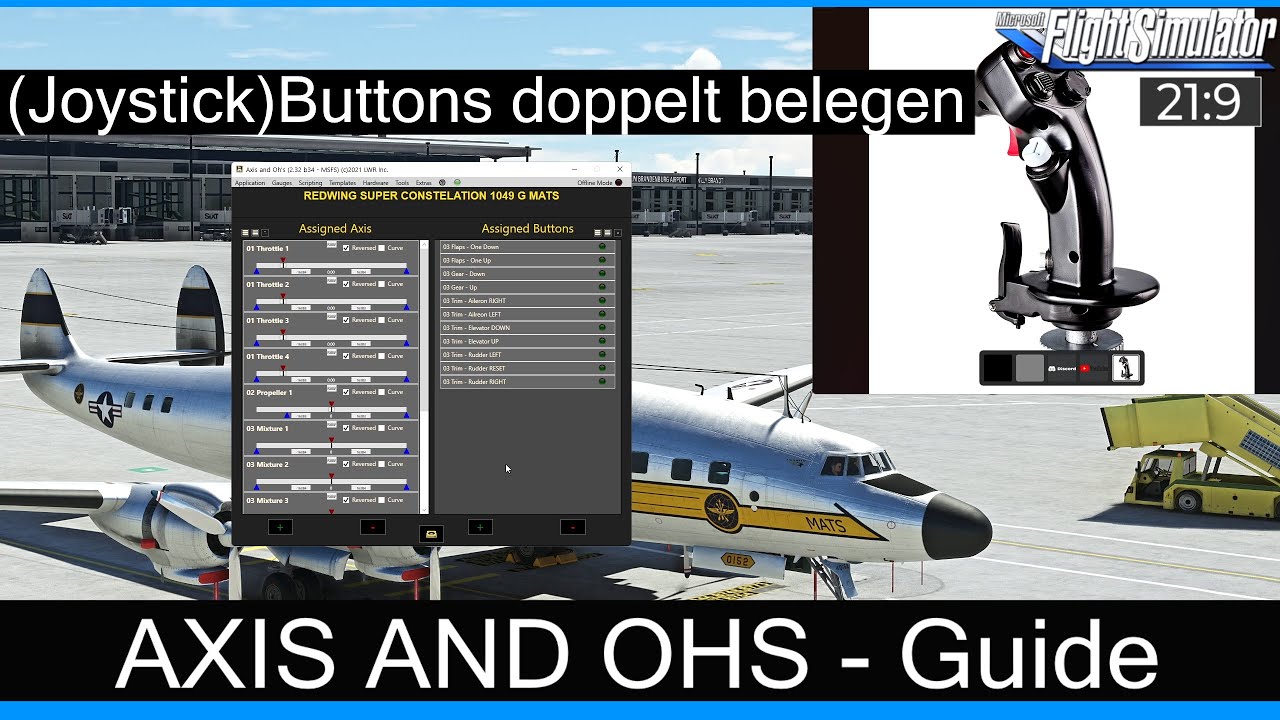 Axis And Ohs - Guide - (Joystick)Buttons doppelt belegen ★ MSFS 2020 Deutsch