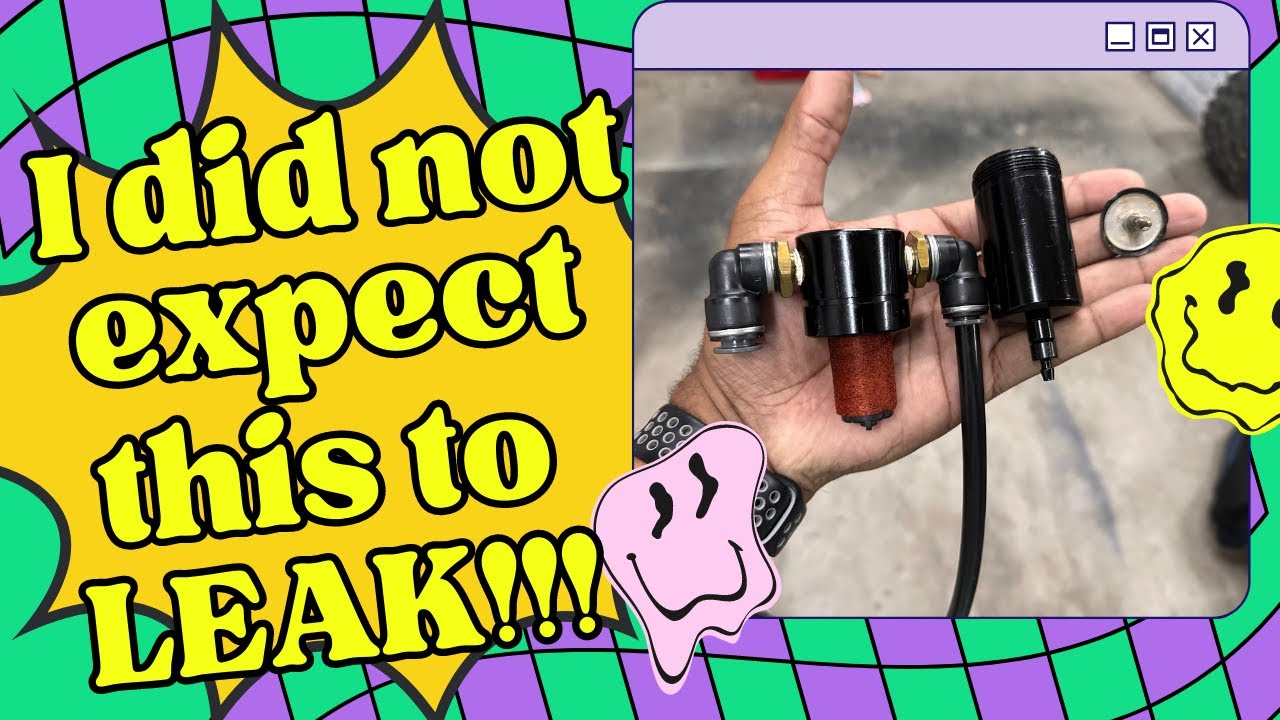Air Lift  Auto Drain Water Trap LEAKING | AirLift Performance Black 11517
