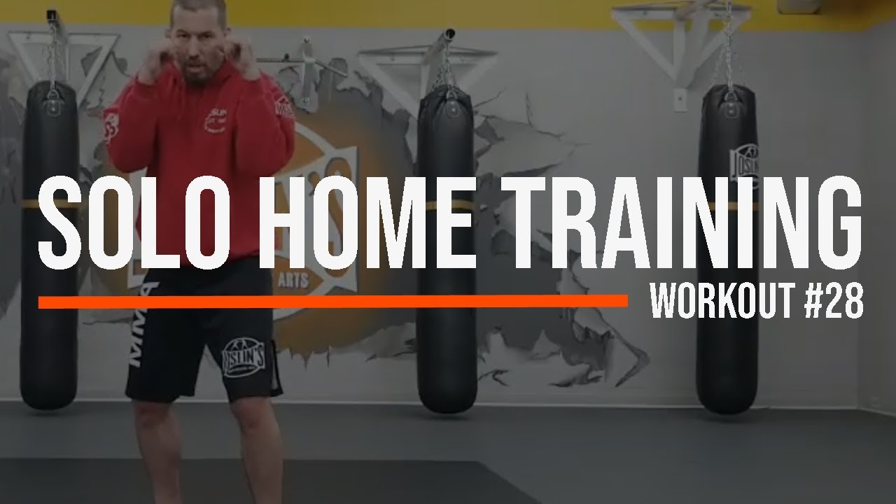 MMA Striking Workout #28 - Beginner (Boxing/Muay Thai) - Train at home!