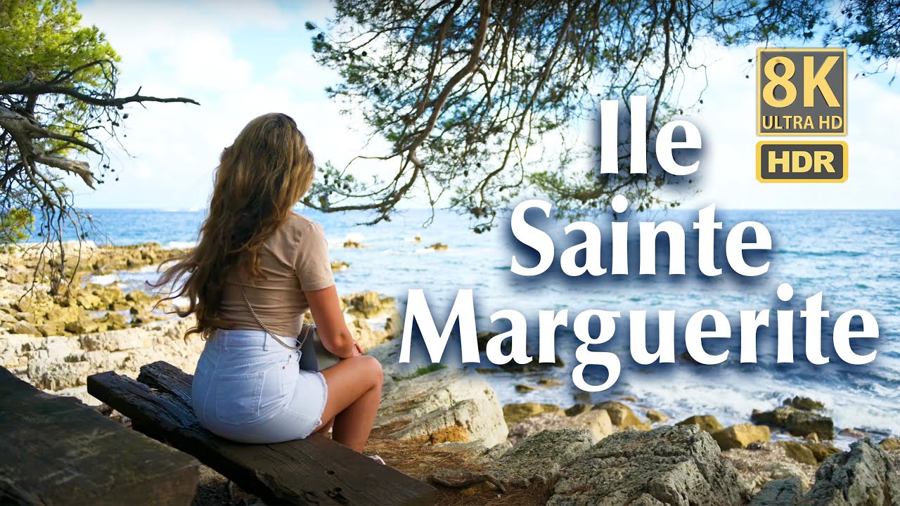 8K Ultra HDR - Ile Sainte Marguerite walking tour, September 1 2023, France