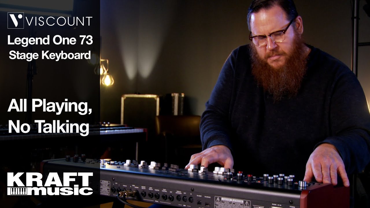 Viscount Legend One 73 Stage Keyboard - All Playing, No Talking