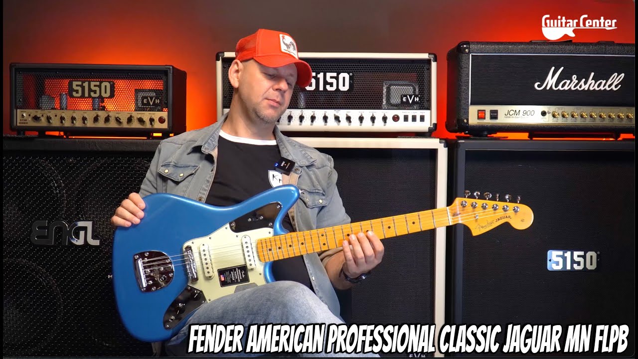 Fender American Professional Classic Jaguar MN FLPB | TV Guitar Center