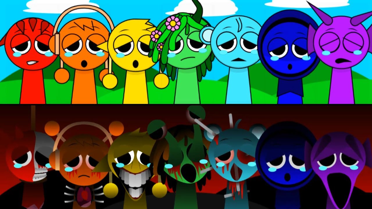 SAD Sprunki (Sprunki New Mod All Characters)