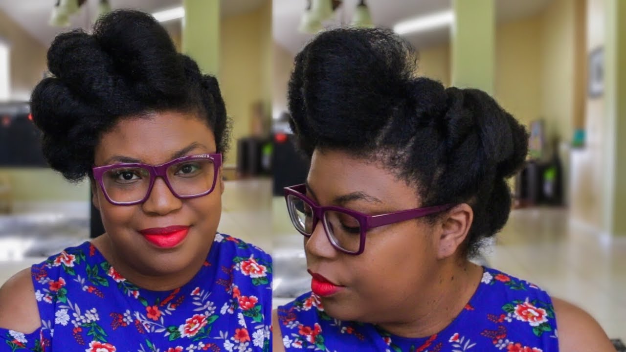 Vintage Crown Bun-  Roll tuck and pin Tutorial
