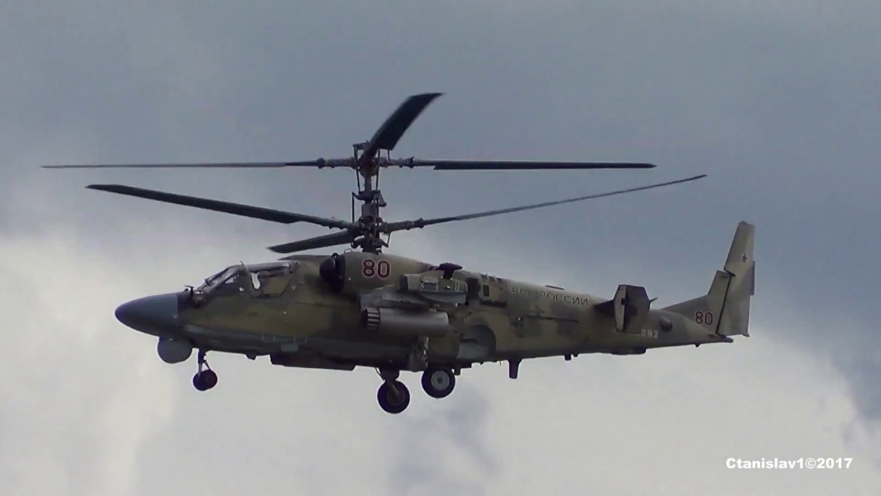 D&eacute;monstration en vol d'un Kamov Ka-52