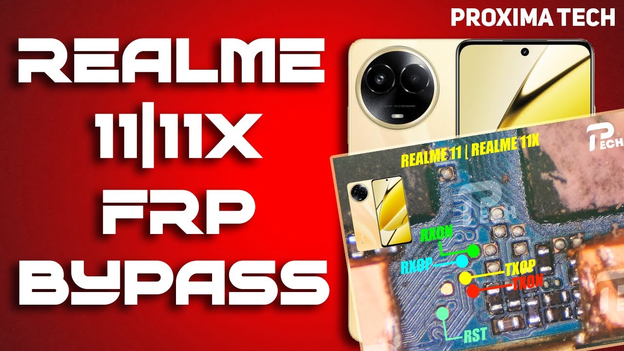 REALME 11 | 11X FRP BYPASS ANDROID 15 | ISP PINOUT | EASY JTAG