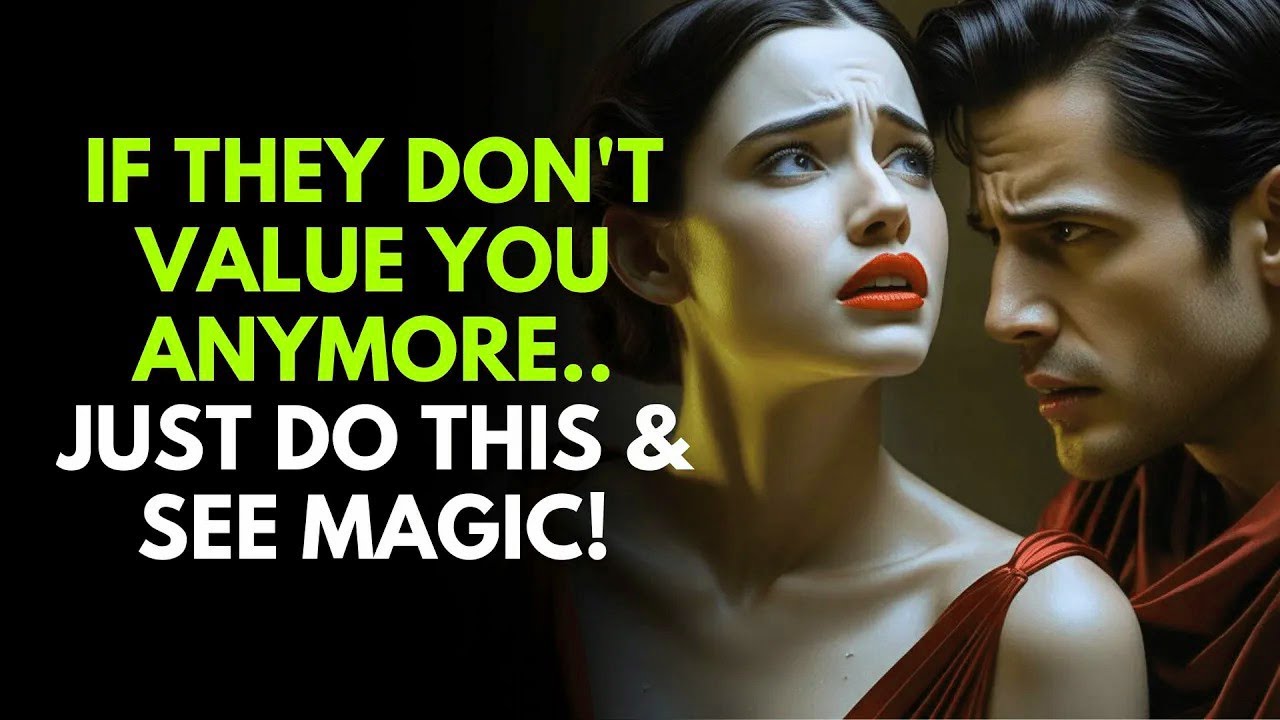 If They Don't Value You Anymore   Just Do This & SEE MAGIC! Carl Jung & Stoicism