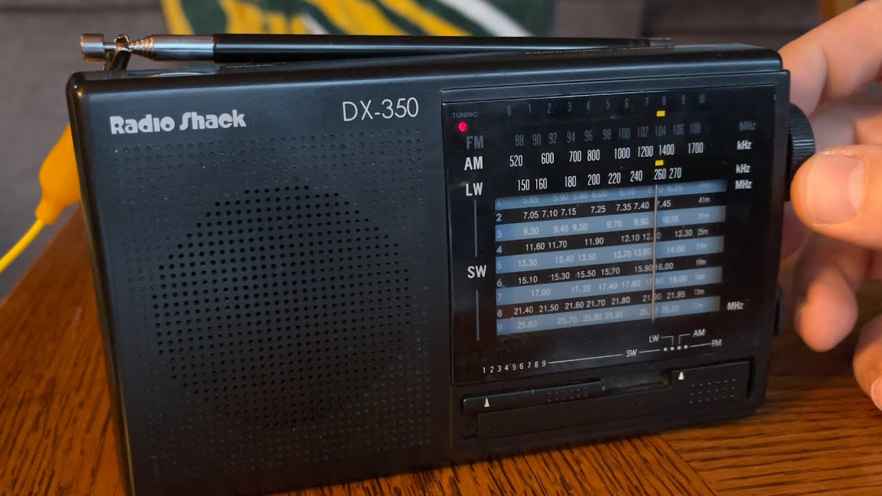 Radio Shack DX-350 Daytime band scan