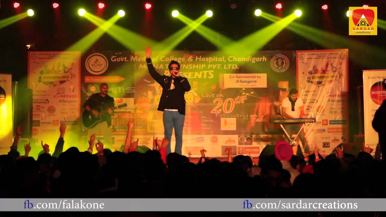 Falak Shabir live | chandigarh concert | 2014