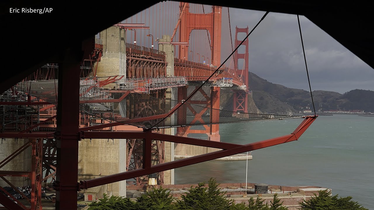 San Francisco installs $224M net to stop suicides off Golden Gate Bridge