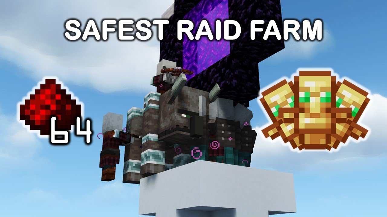 Easy and Safe Auto Raid Farm Tutorial || Minecraft 1.21.11