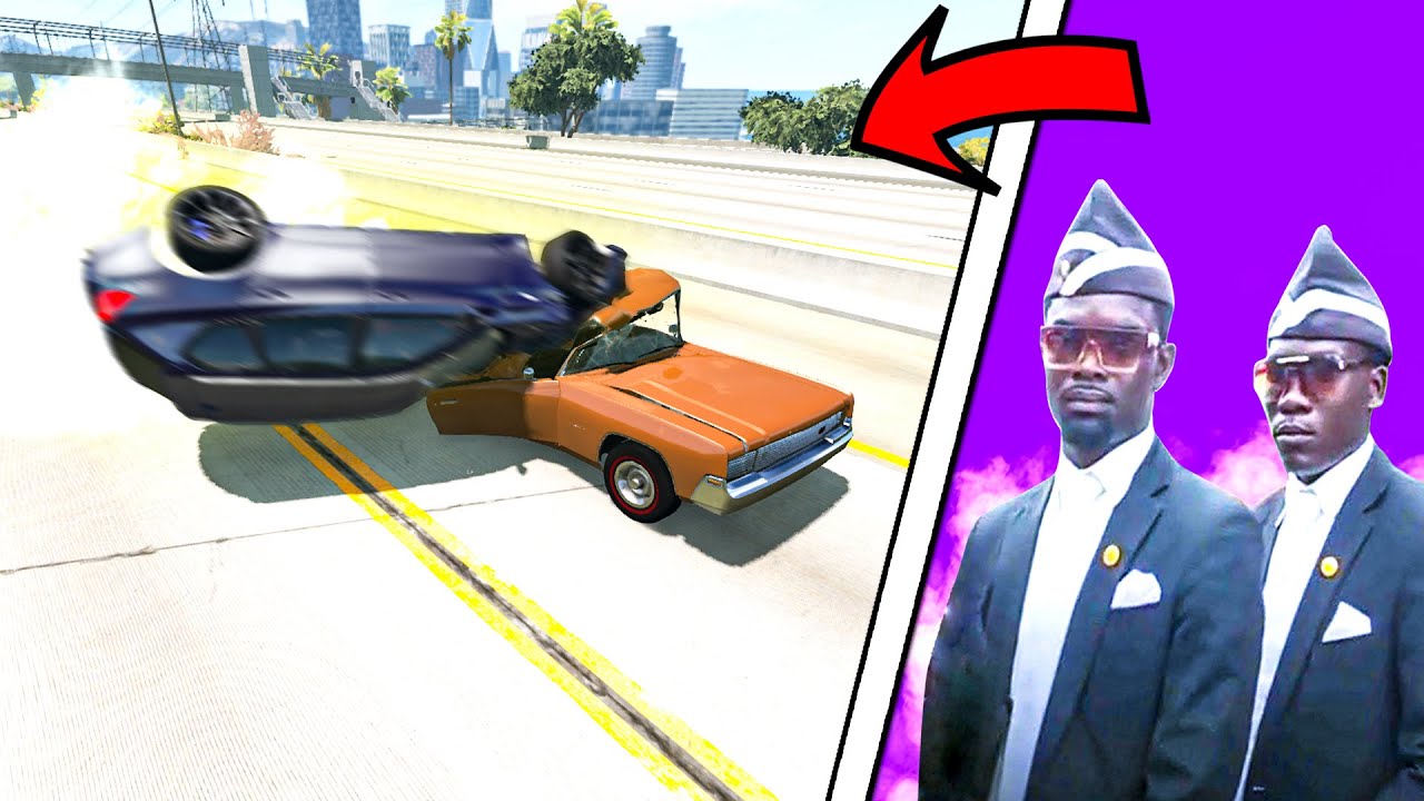 DANCE COFFIN ON FUNERAL MEME COMPILATION #54 | ASTRONOMIA SONG | BeamNG Drive MEMES
