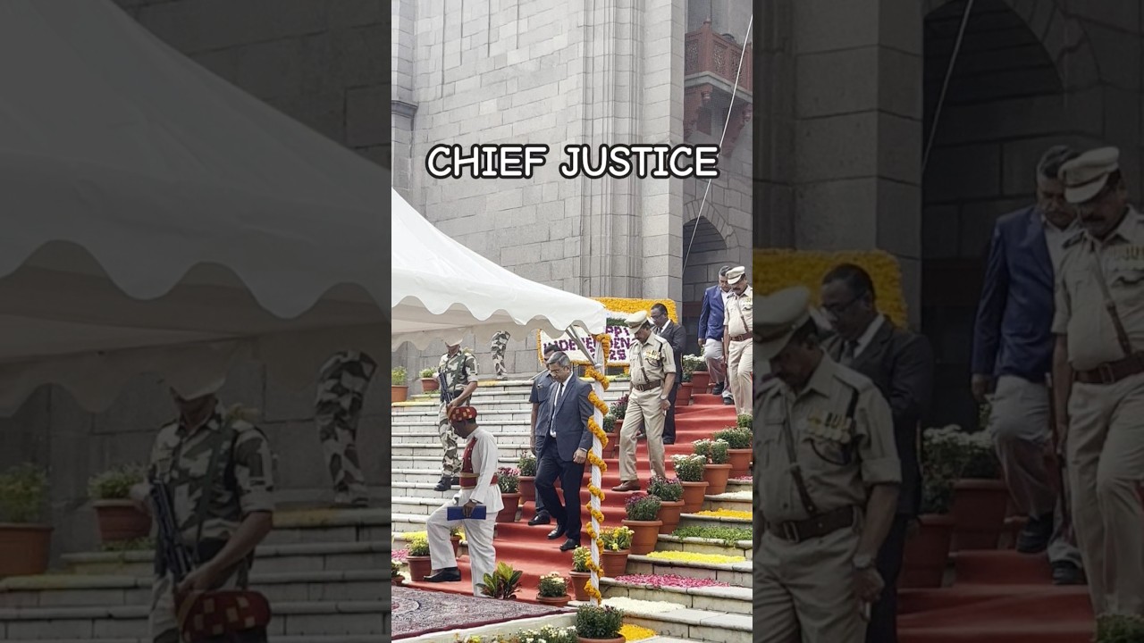 Chief Justice Aparesh Kumar Singh High Security #motivation #llb #law #justice #hyderabad #shorts