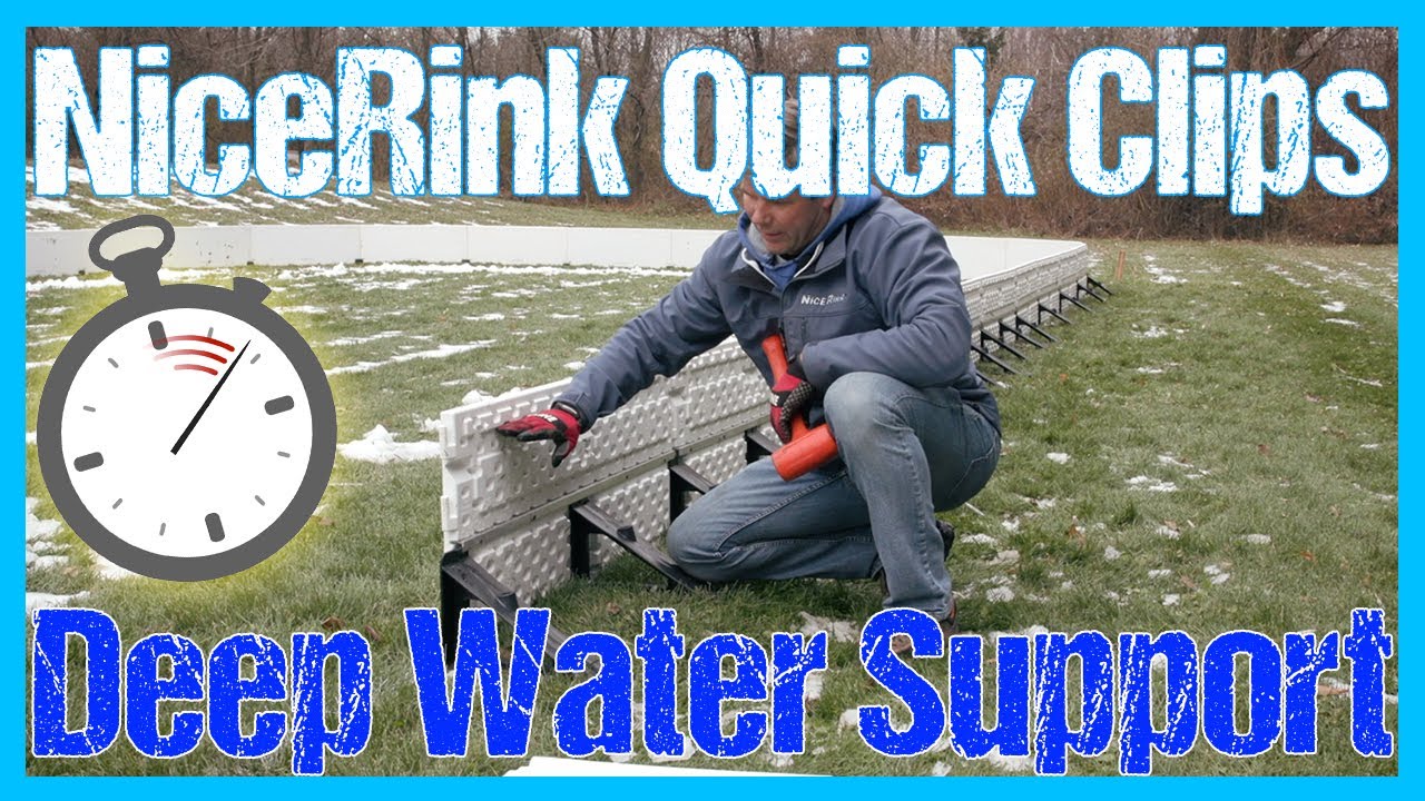 Building a ice rink with a slope // NiceRink Quick Clips