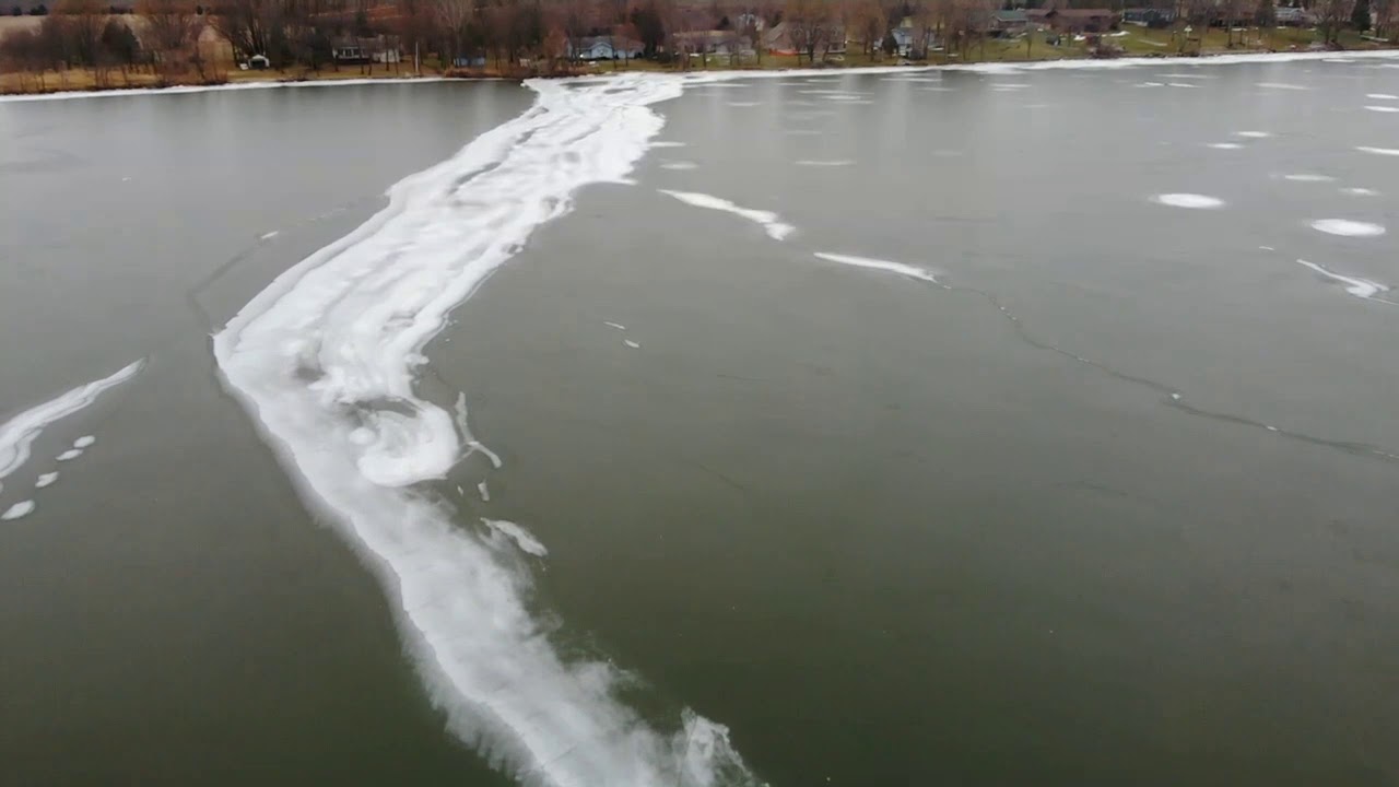 Drone Video of early ice on Lake Shetek.