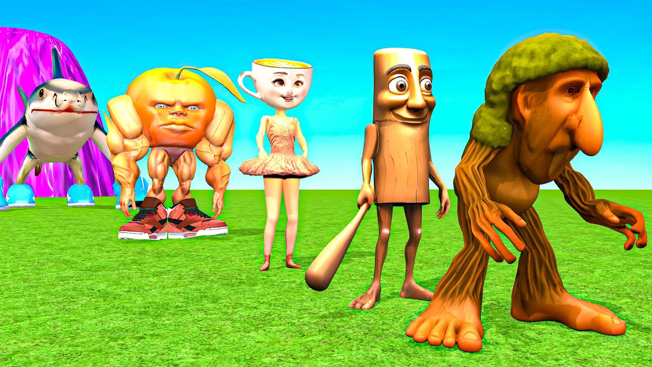 Funny Long Slide Game With Cow Elephant Gorilla Hippopotamus Tiger 3d Animal Game Funny 3d Animals