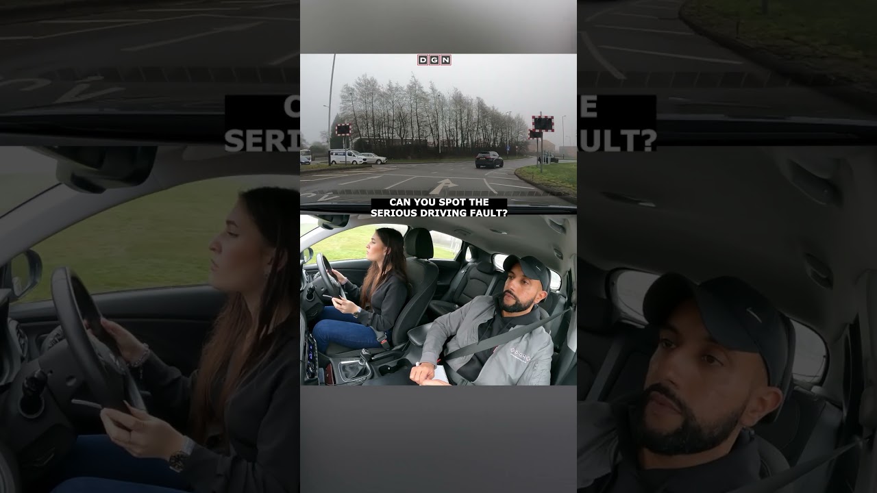 Can you spot why she failed her Driving Test? #Driving #Test #Fail