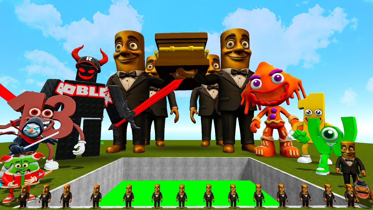 BIG HOLE TOXIC NEW TUNG TUNG SAHUR COFFIN & ITALIAN AI BRAINROT MEMES SPARTAN KICKING in Garry's Mod