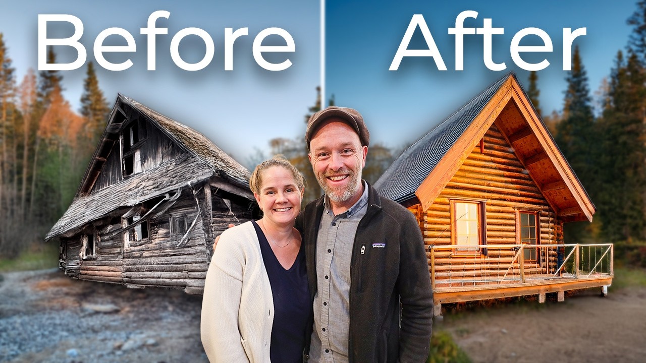We REMODELED Our CABIN in 24 Minutes (Before + After)