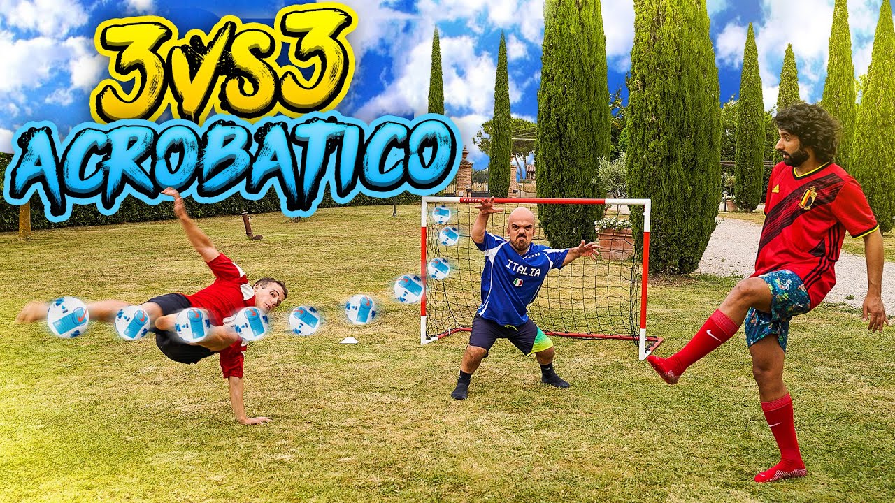 ⚽ 3 vs 3 con GOAL in ACROBAZIA o AL VOLO!!!