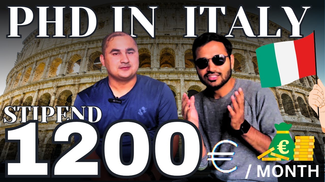 Study PHD in Italy 🇮🇹 with 1200 Euro Scholarship per month | ft. Dr. Sardar Alam