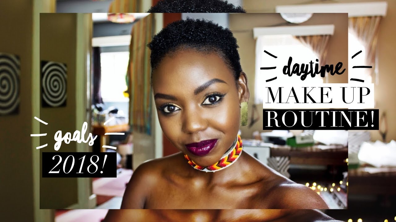 GET READY WITH ME: Locally Available Make Up + 2018 Goals || Patricia Kihoro