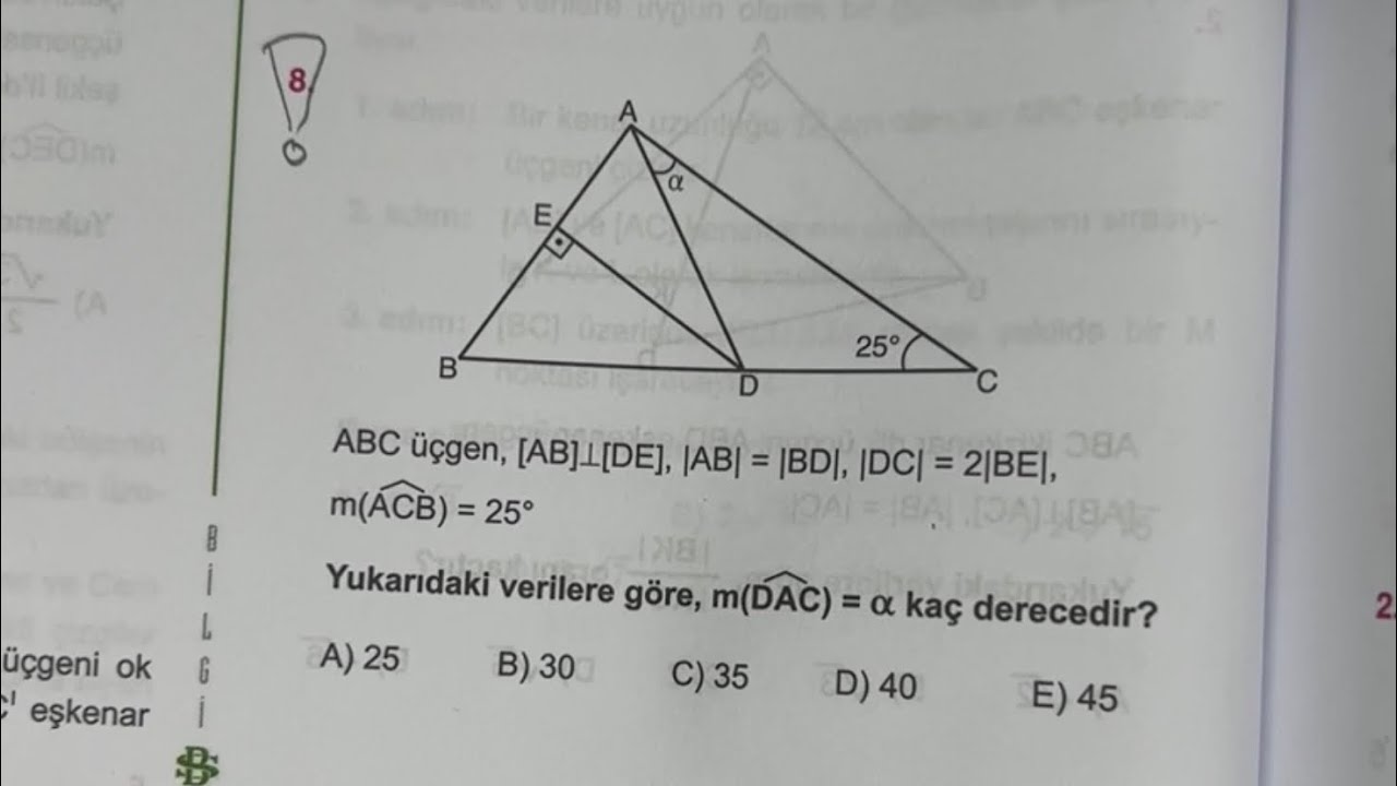 GÖRMESİ AŞIRI ZOR BİR GEOMETRİ SORUSU ÇÖZELİM 👌