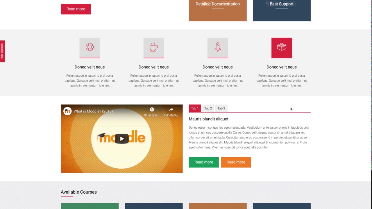 New Learning Moodle theme - quickstart guide (old)