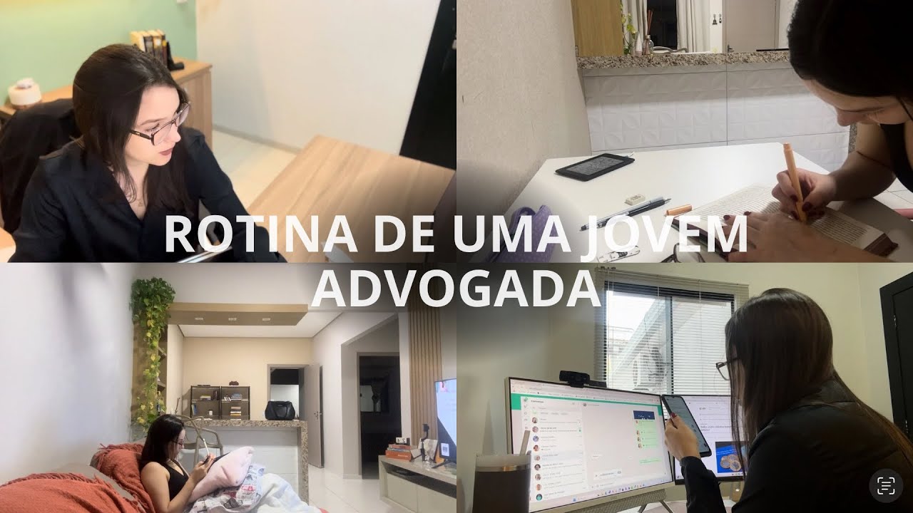 Vlog | Um dia na rotina de uma jovem advogada autônoma (academia, escritório, leitura) #advocacia