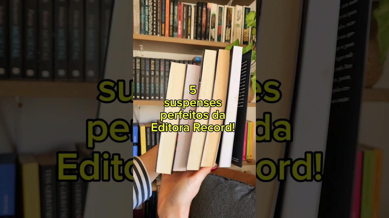 5 suspenses PERFEITOS da Editora Record #livros #dicasdeleitura