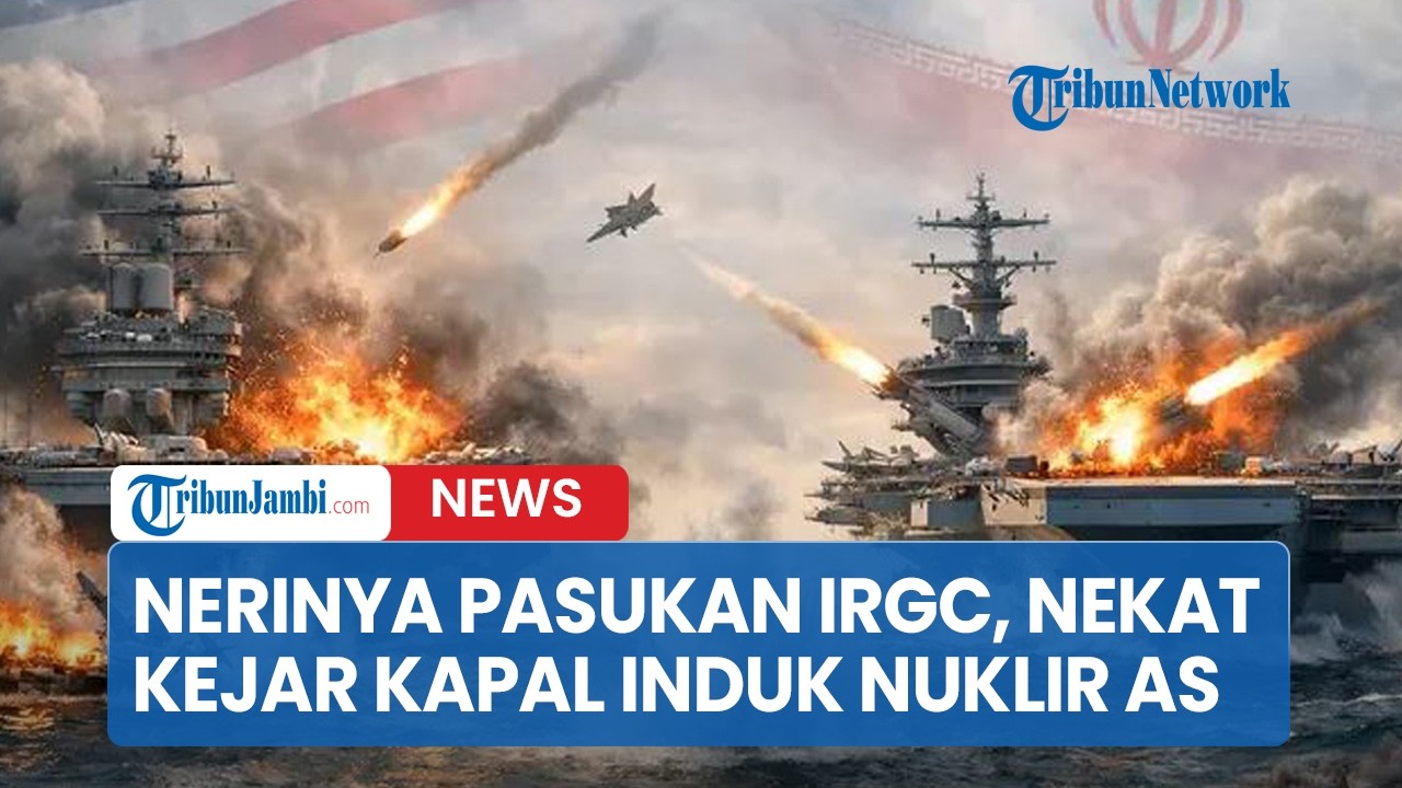 Ngerinya Pasukan IRGC, Nekat Kejar Kapal Induk Nuklir AS