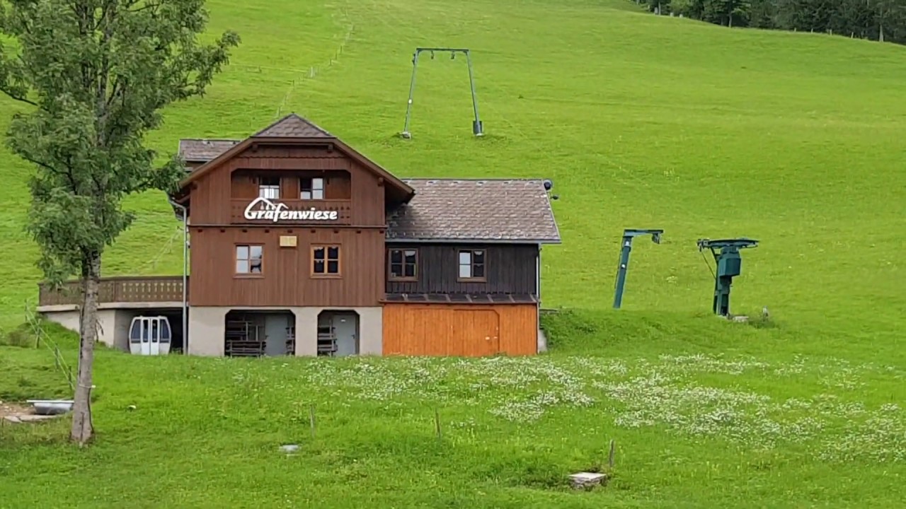 Tauplitzbahn 4er Sessellift Bergfahrt Tauplitz Steiermark August 2019