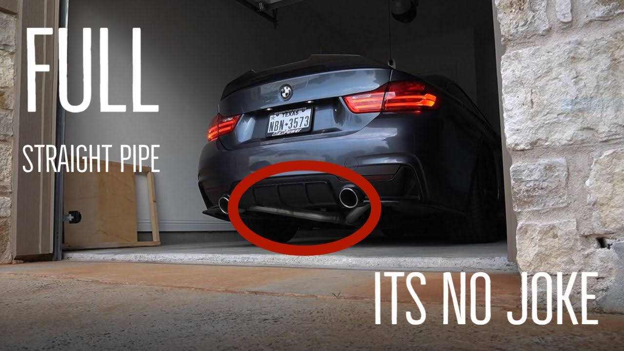 435i FULL STRAIGHT PIPE SET UP! (SO LOUD)