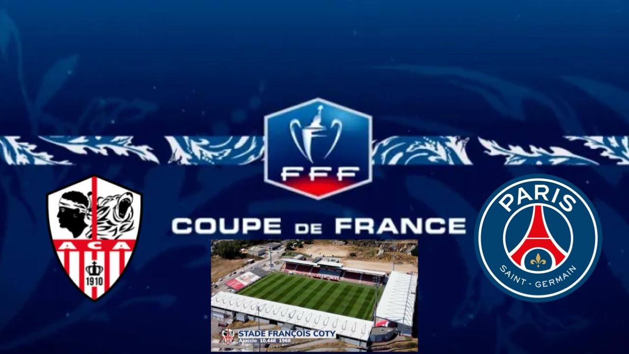 AJACCIO VS PARIS SAINT GERMAIN |CUARTOS DE FINAL COUPE DE FRANCE| TEMP. 2025/2026 #coupedefrance