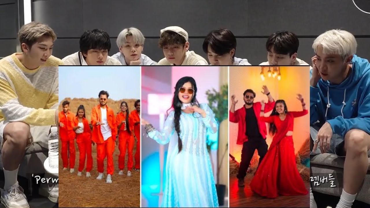 BTS REACTION Must Watch New Song Dance Video|| Jannat zubair, Anushka sen Tiktok Best Dancers Video