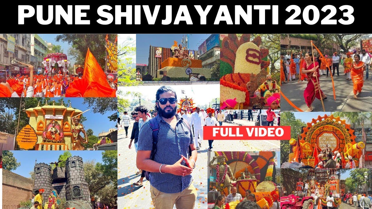 PUNE'S BEST SHIVJAYANTI  -  70+ RATH DECORATION & MIRAVNUK AT SHANIVARWADA PUNE || 2023