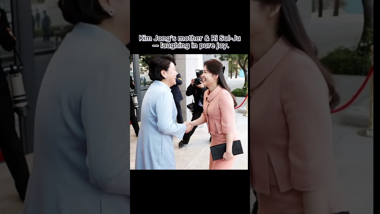 Kim Jong Un’s Mother & Ri Sol-Ju Laughing – Rare Happy Clip! 