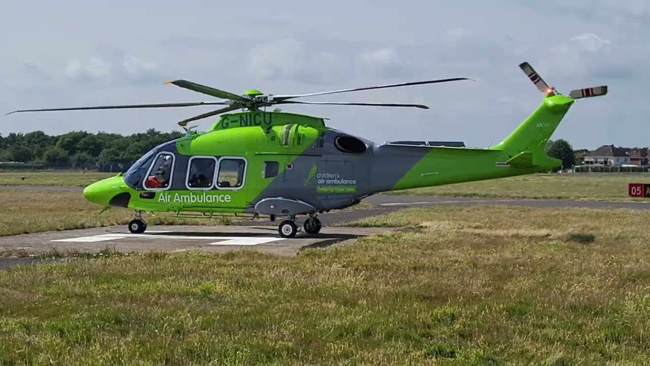 Leonardo AW169 G-NICU #helicopter #ambulance 