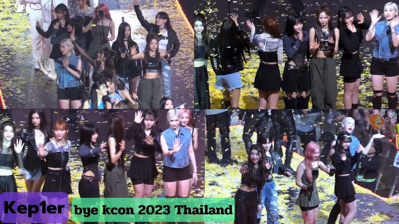Kep1er (케플러) - Ending Concert (Goodbye Fanclub) [Sky Cam] @ KCON 2023 THAILAND | 230319