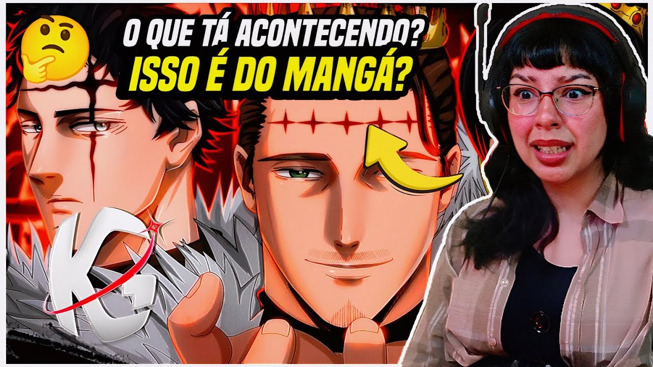 (YUNO TEM DOIS GRIM&Oacute;RIOS??🤨) Tr&iacute;ade Negra (Black Clover) - KG | React