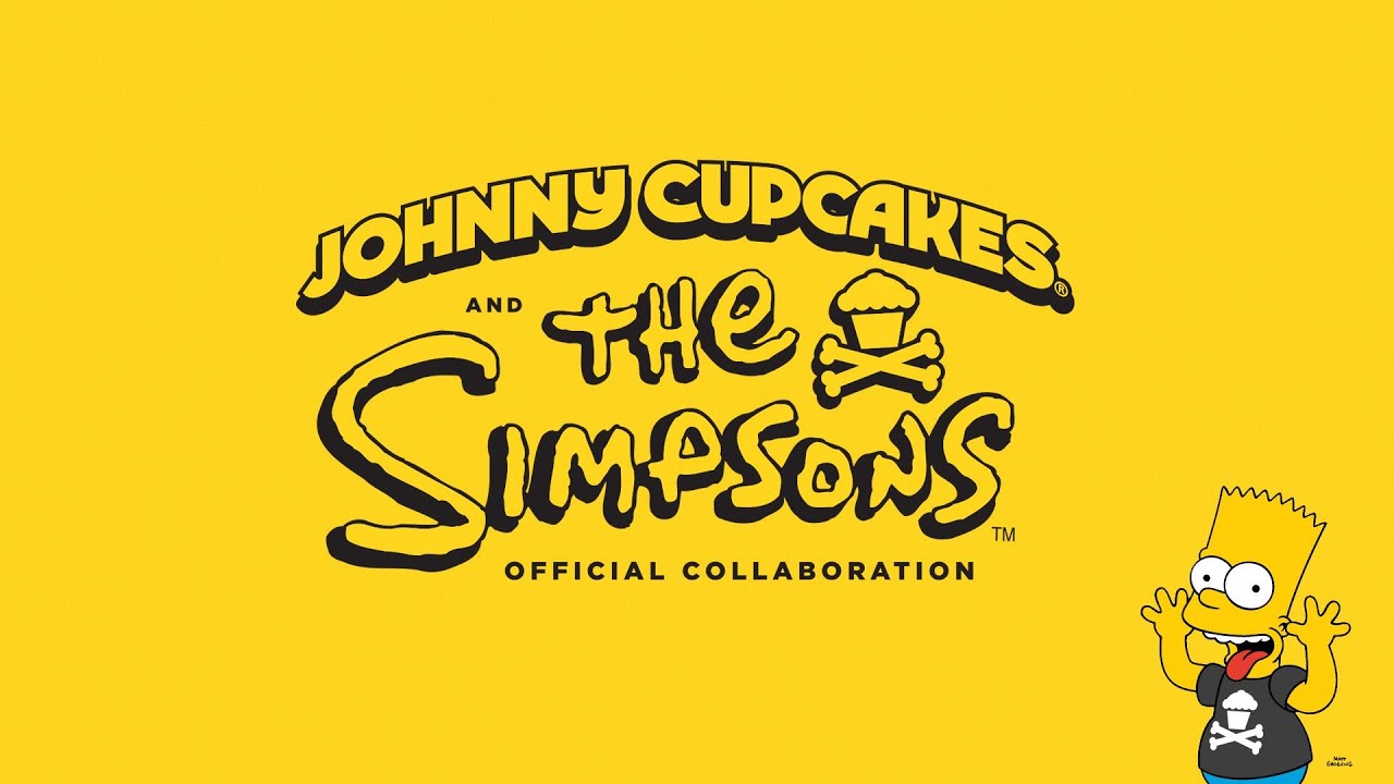 Johnny Cupcakes x The Simpsons collaboration