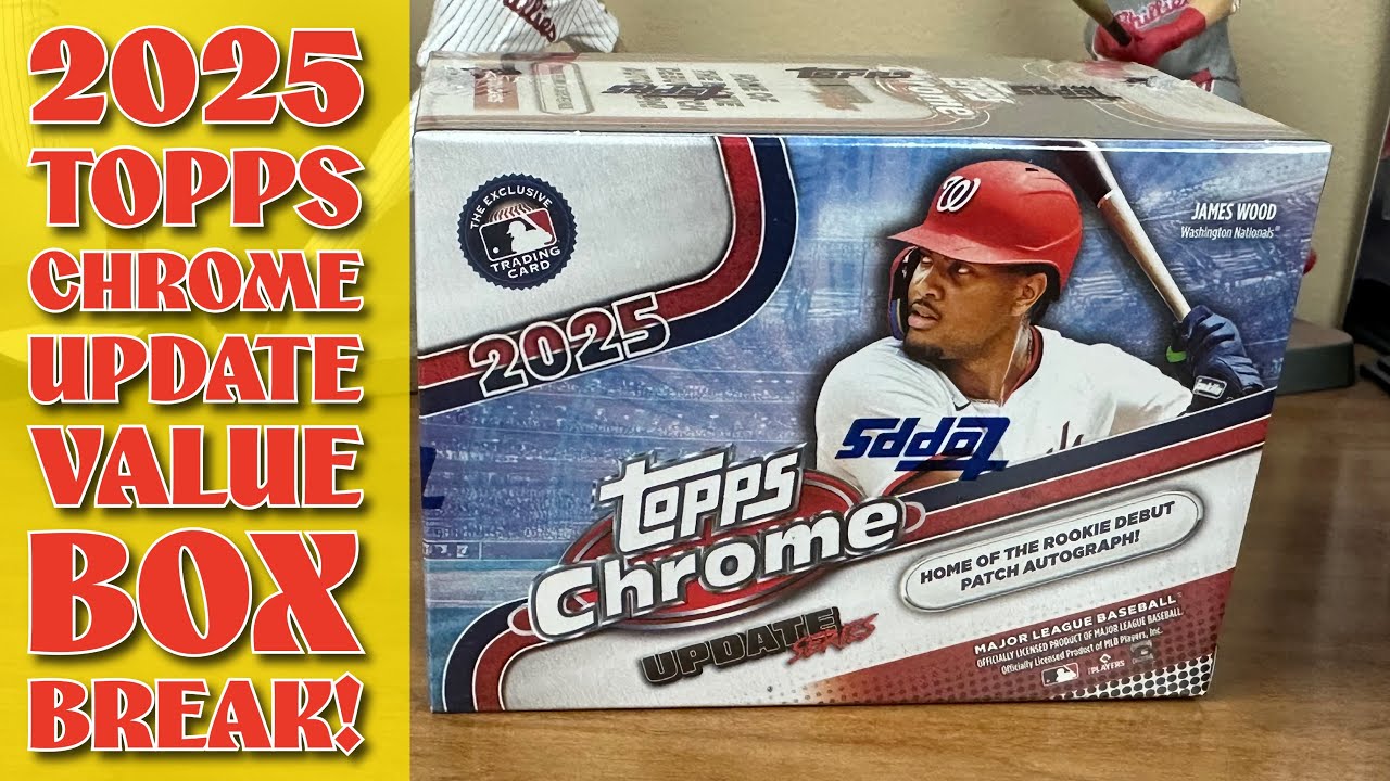 Распаковка подарочного набора Topps Chrome Update 2025!