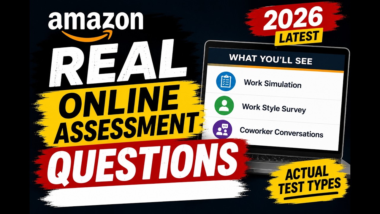 Amazon Online Assessment Test Full | Latest 2026 | Exact Questions, Answers & Strategic Frameworks