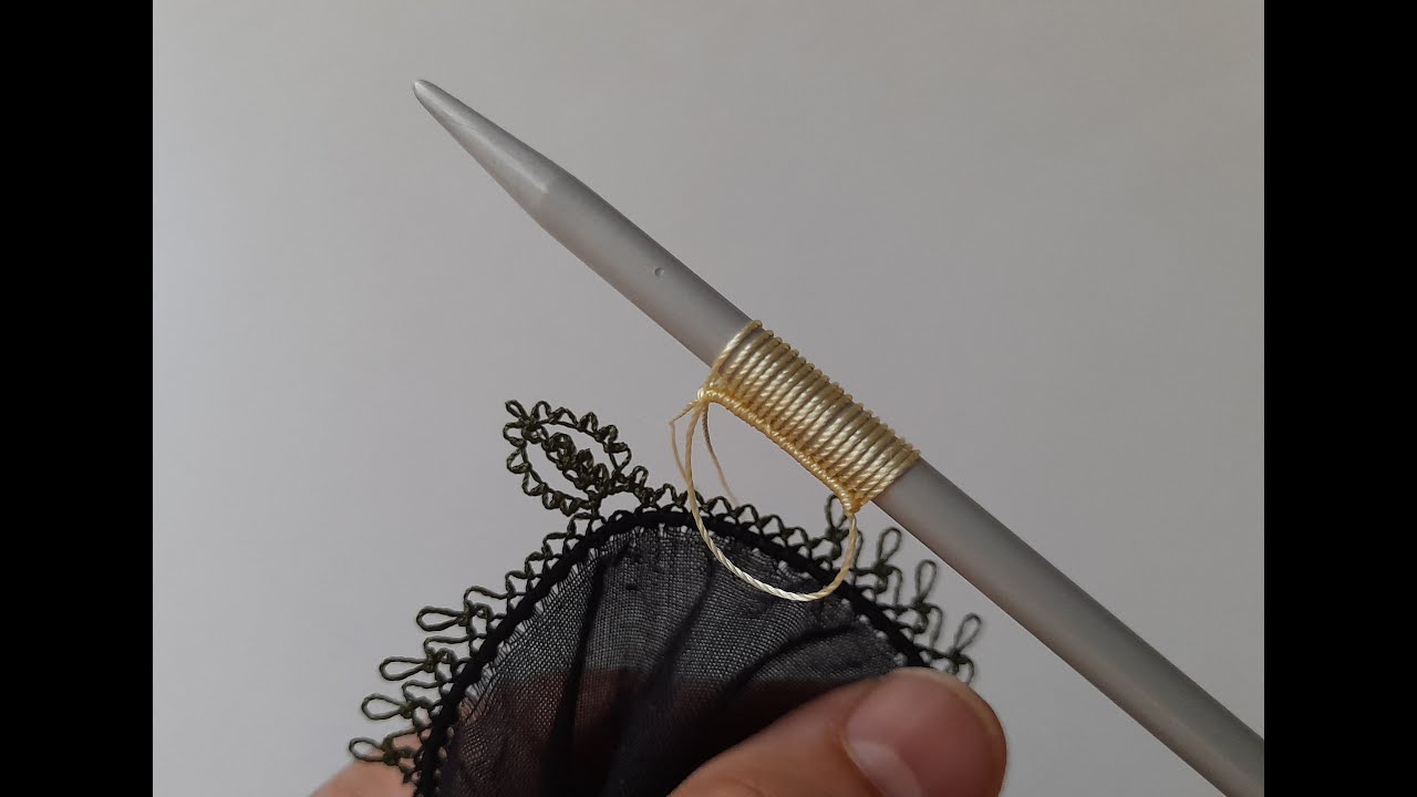 İğne Oyası Modeli(Needle Lace)Flower Desing