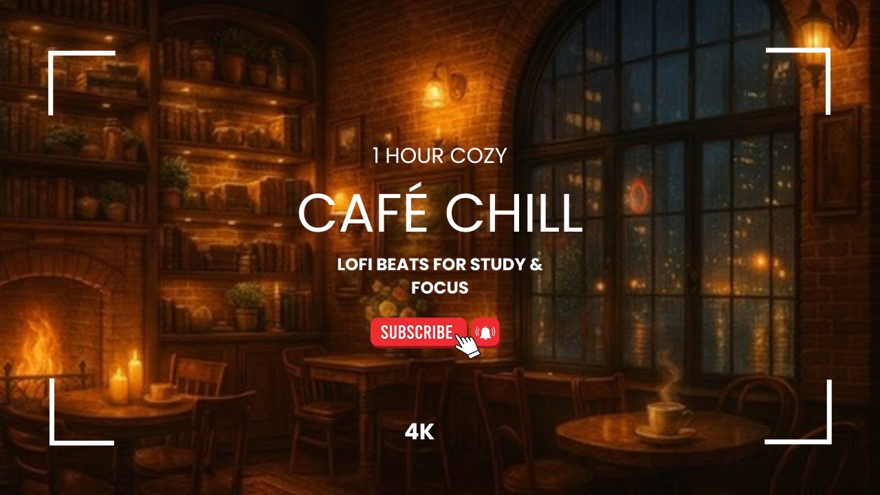 1 HOUR COZY CAFE CHILL - LOFI BEATS FOR STUDY & FOCUS