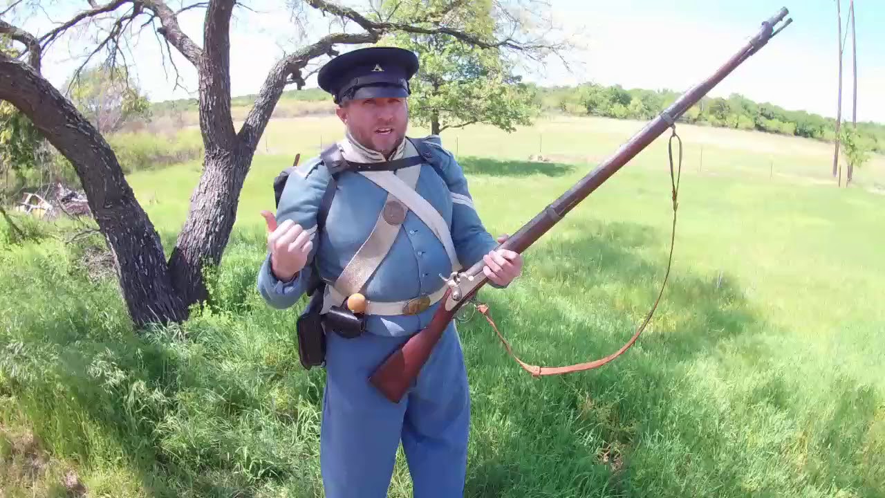 Loading and Firing the 1847 Springfield Musket