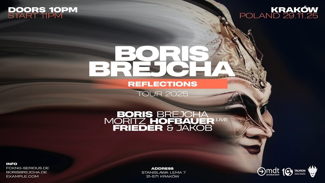 BORIS BREJCHA REFLECTIONS TOUR TAURON ARENA KRAK&Oacute;W 29.11.2025